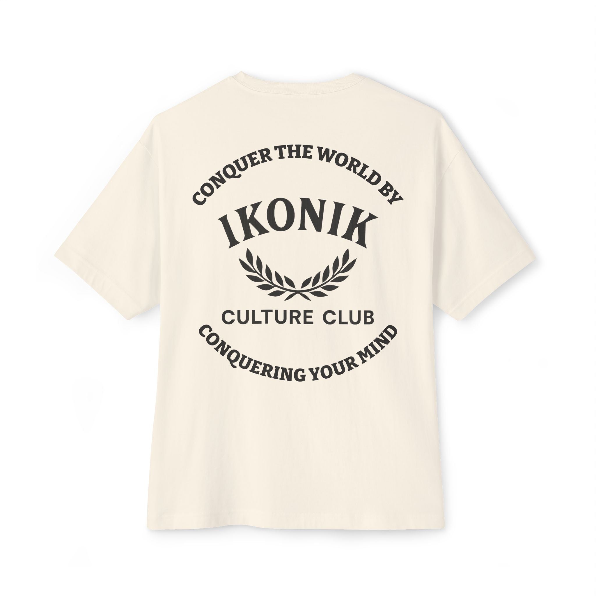 CONQUER THE WORLD | UNISEX OVERSIZED TEE